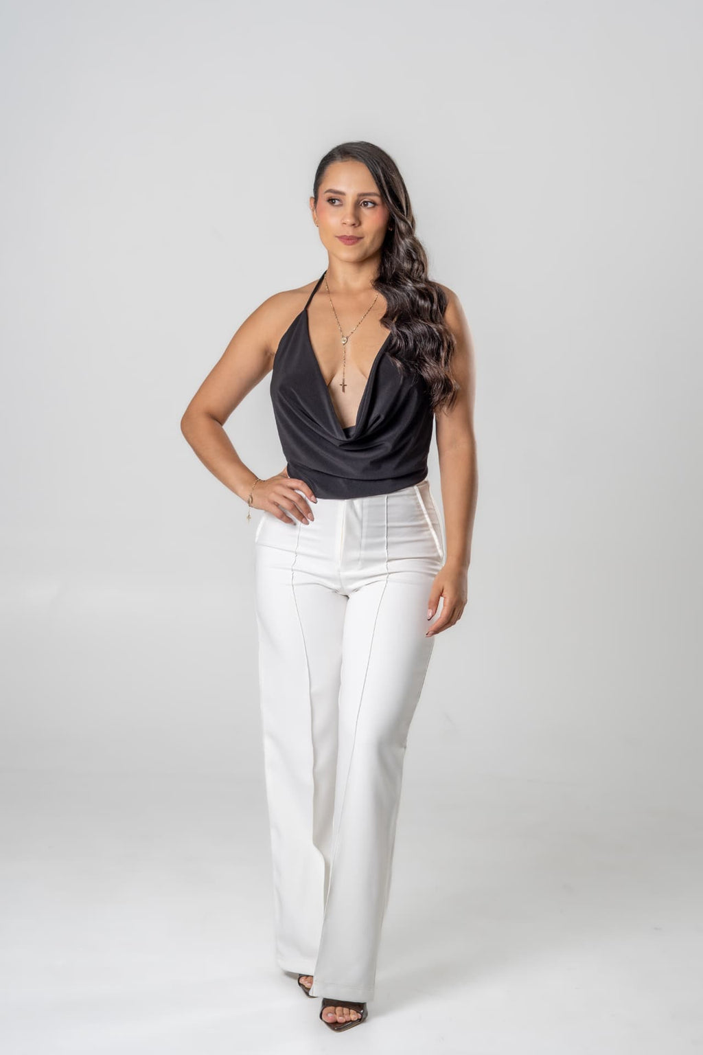 Blusa mariposa negra